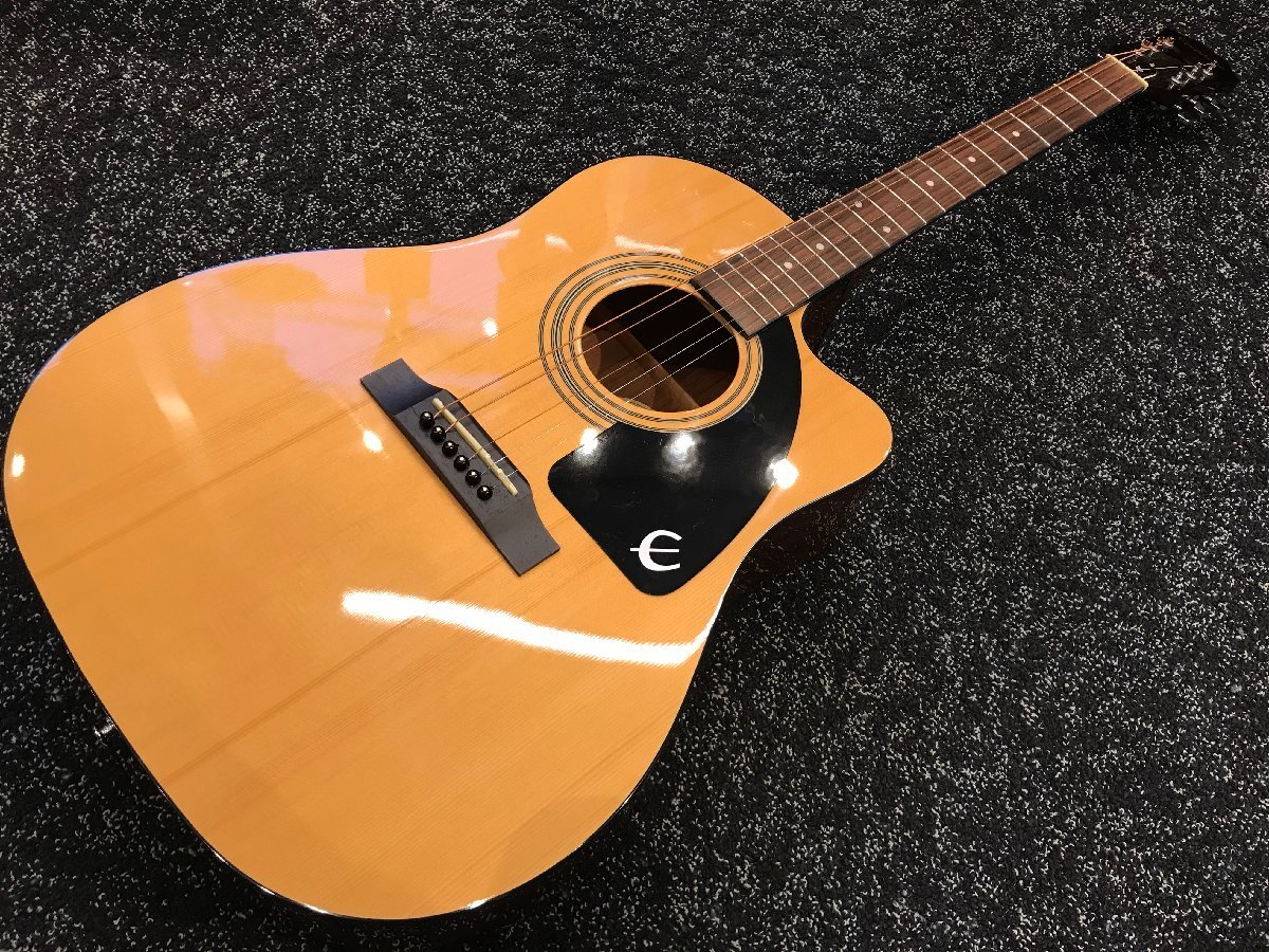 Yahoo!オークション - 【1円】Epiphone エピフォン AJ-100CE/N...