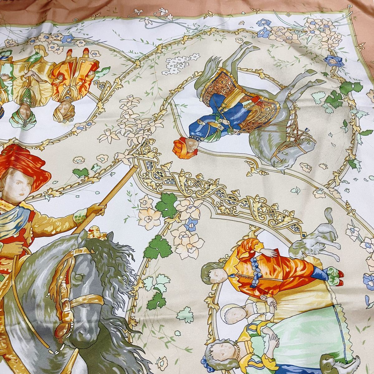 良品】エルメス HERMES カレ90 Les Petits Princes 小さな王子様たち
