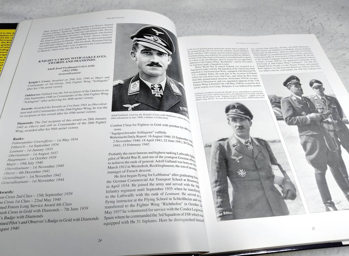 洋書>ドイツ空軍・将官 騎士鉄十字章のホルダーたち 1939-1945 洋書>ドイツ空軍・将官 騎士鉄十字章のホルダーたち 1939-1945