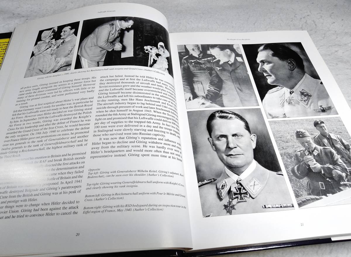 洋書>ドイツ空軍・将官 騎士鉄十字章のホルダーたち 1939-1945 洋書>ドイツ空軍・将官 騎士鉄十字章のホルダーたち 1939-1945