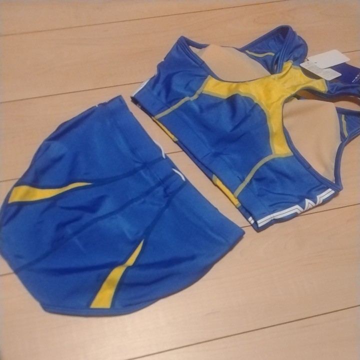 新品・3XL・ミズノ・陸上ユニフォーム・上下セット・上・ブルー