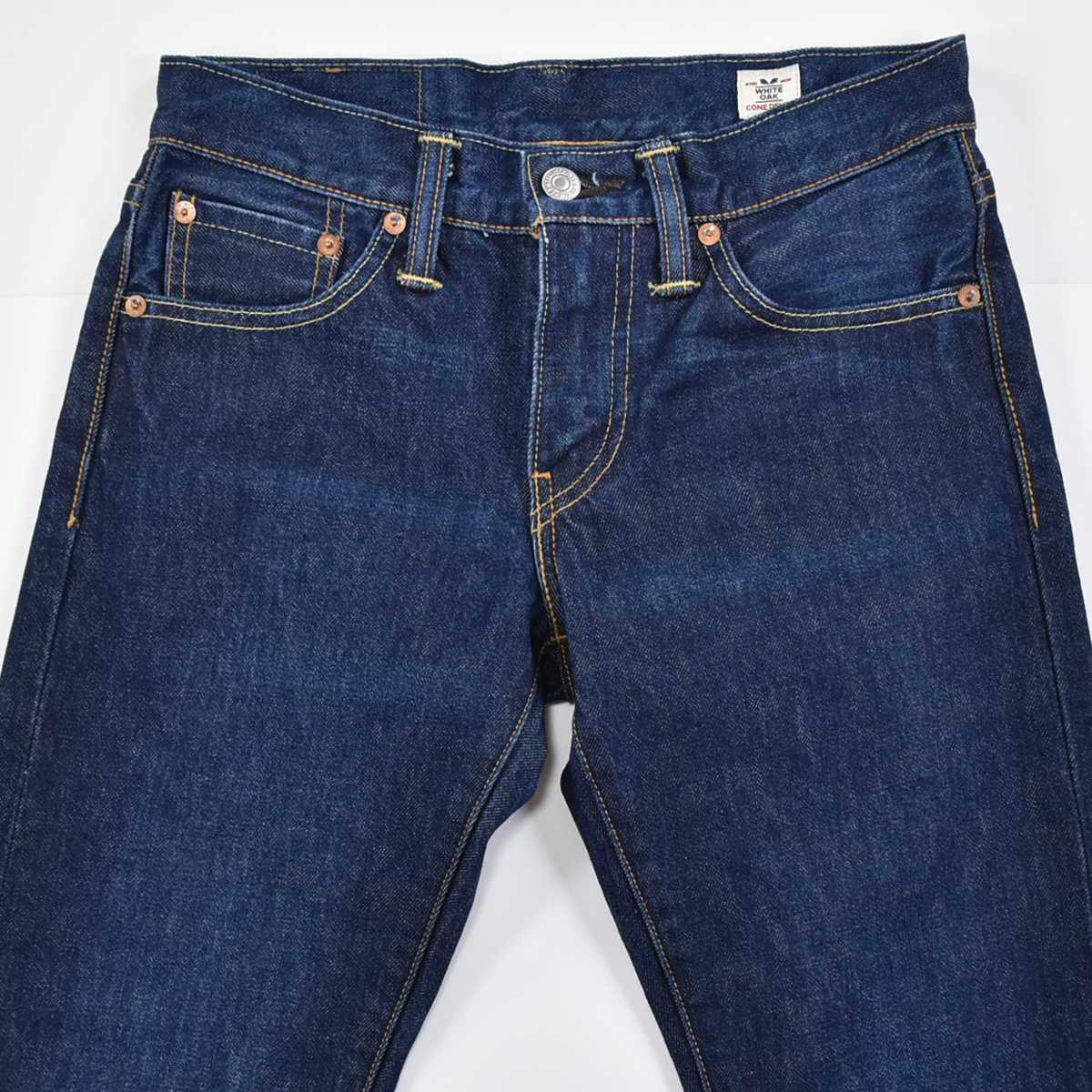 Levis リーバイス ★ USA製 511 For over 140 years WHITE OAK CONE DENIM スリム デニム ジーンズ パンツ インディゴ メンズ 27_画像3