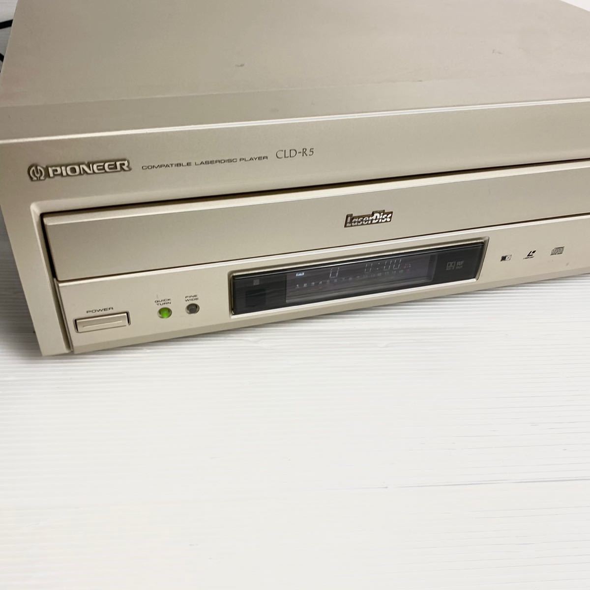 完動品】Pioneer パイオニア CLD-R5 LDプレーヤー 美品 整備済