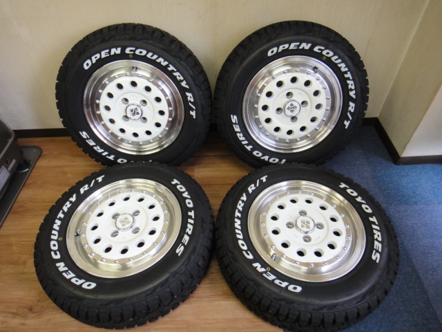 XTREME-J 14×5J+35 PCD100 4H TOYOタイヤ OPEN CAUNTRYR T 165 80R14