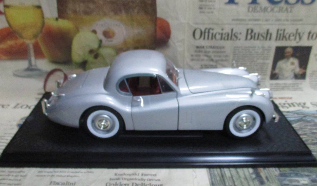 ☆激レア絶版*Signature Models*1/18*1949 Jaguar XK 120 シルバー≠フランクリンミント_画像6