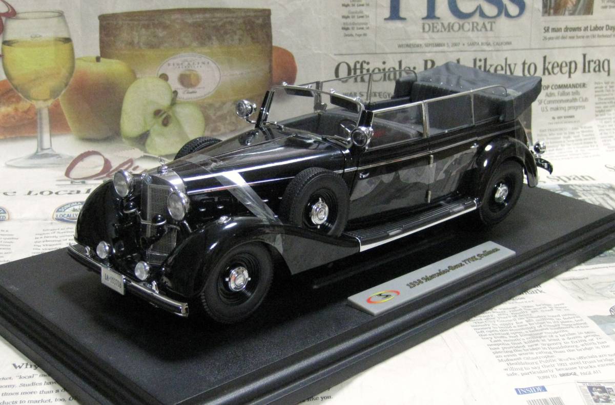 ★激レア絶版*Signature Models*1/18*1938 Mercedes-Benz 770K Pullman Cabriolet ブラック≠フランクリンミント
