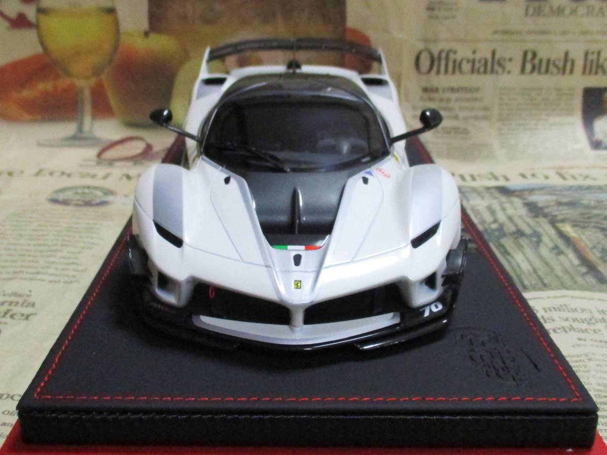 * ultra rare out of print * world 499 pcs *BBR*1/18*Ferrari FXXK Evo #70 white * Ferrari ≠MR