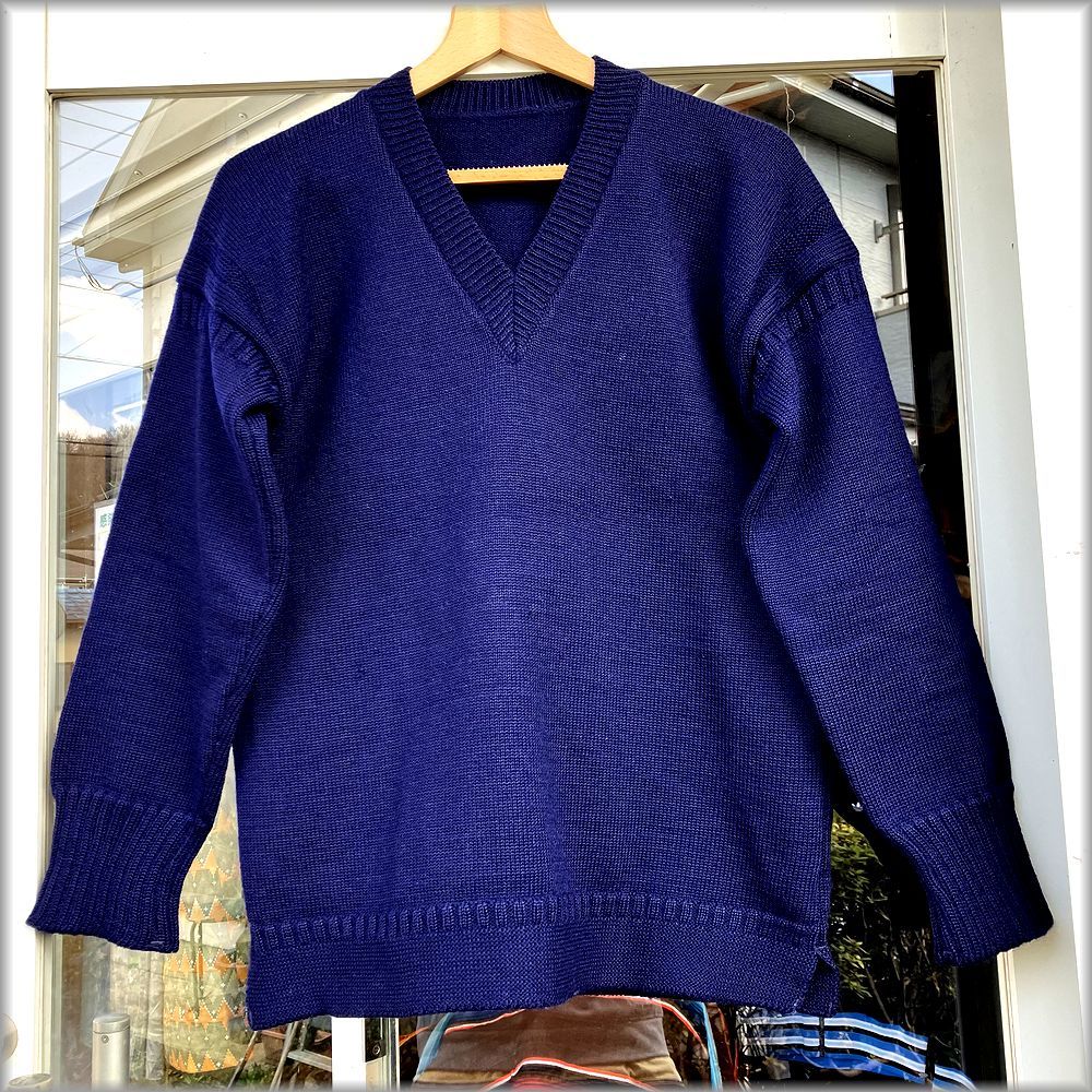 【最安値】 ★GUERNSEY WOOLLENS ガンジーウーレンズ ビンテージ ニット セーター size 40 紺色 MADE IN GUERNSEY BRITISH ISLES★ 古着 ウール Sサイズ 【最安値】 ★GUERNSEY WOOLLENS ガンジーウーレンズ ビンテージ ニット セーター size 40 紺色 MADE IN GUERNSEY BRITISH ISLES★ 古着 ウール Sサイズ