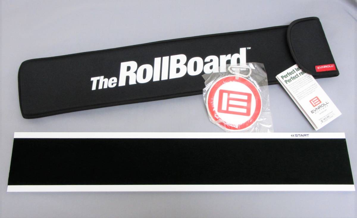 イーブンロール ザ・ロールボード 日本正規品 EVNROLL THE ROLLBOARD パッティング練習器 収納袋 ターゲットカップ パター