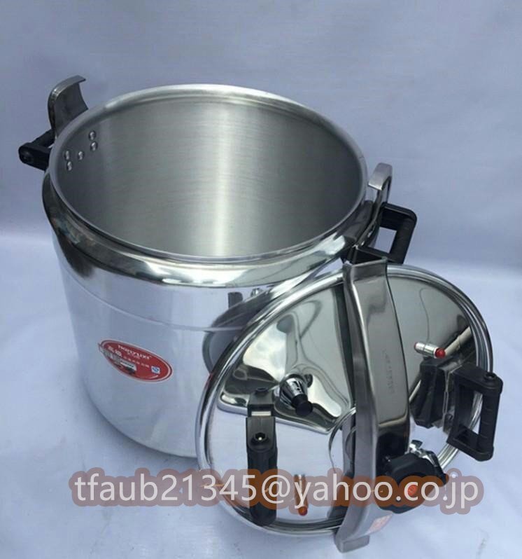 【ケーリーフショップ】業務用圧力鍋 アルミニウム 大 ラーメン スープ 大型 厨房機器 プロ仕様 36L 直径36CM_画像2