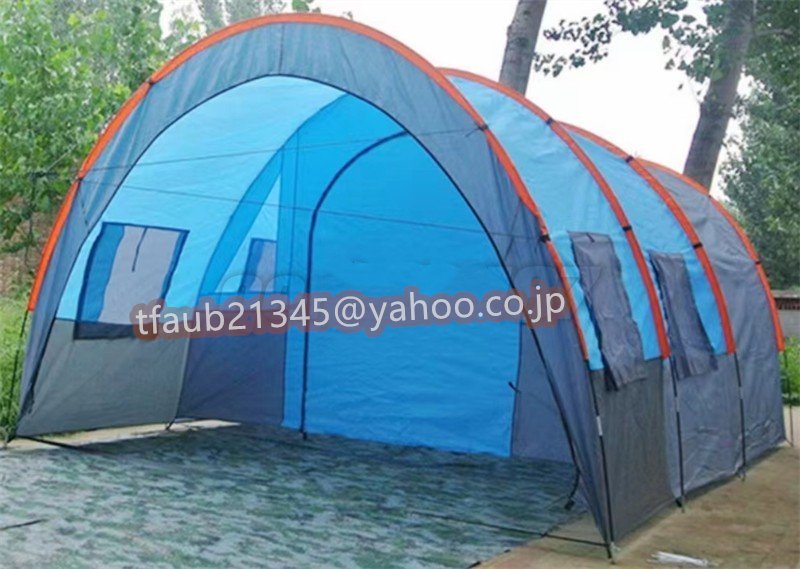 【税込?送料無料】 ケーリーフショップ】トンネルテント超大型チーム屋外テント 8人用~