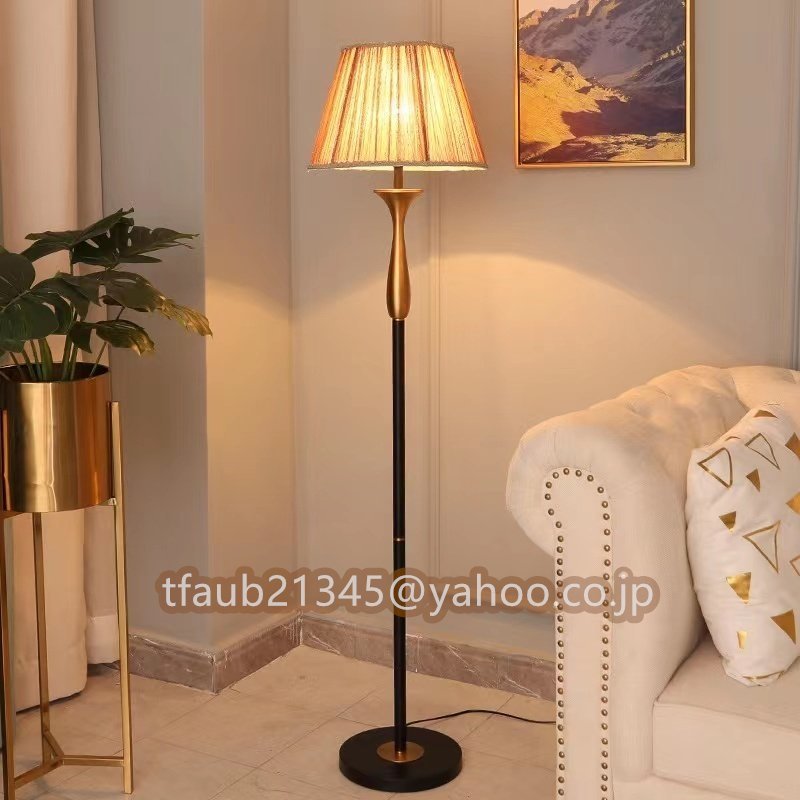 室内芸術」高級感満載 フランス風 陶器木芸風ライト フロアライト 照明