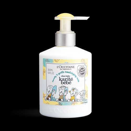 【限定品】ロクシタン PEANUTS SNOOPY BABY AND FRIENDS スヌーピー SH シア ベイビー モイスチャーミルク☆300ml☆_画像1