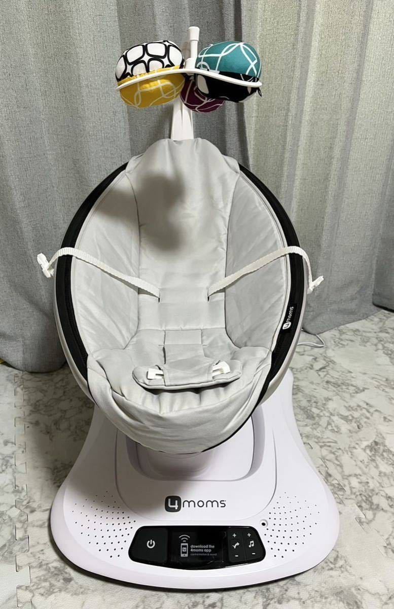 美品】4moms（フォーマムズ）mamaroo4 0ママルー4 0電動バウンサー