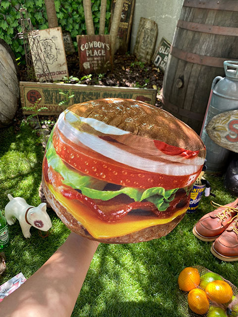 ビッグハンバーガークッション ■ アメリカン雑貨 アメリカ雑貨_画像7