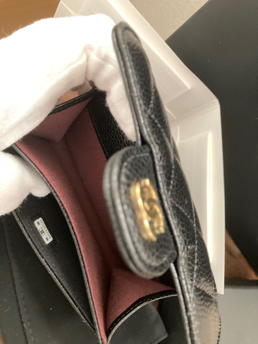CHANELシャネル フラップカードケース 財布 コインケース
