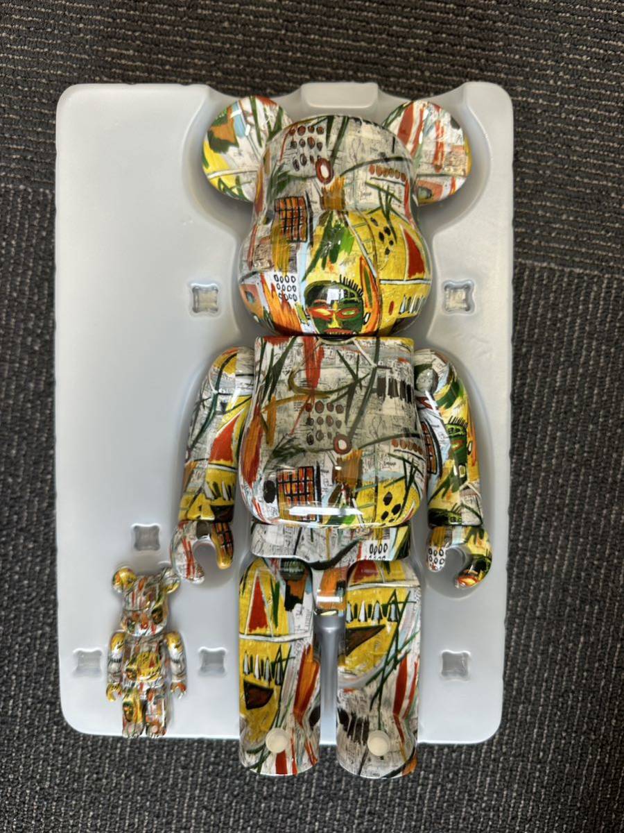 Jean-Michel Basquiat, BE@RBRICK Basquiat Version #1 Medicom 400% Be@rbrick, 2018_画像1