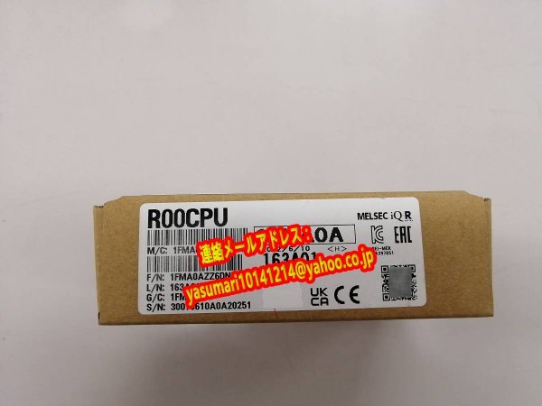 新品未使用(三菱電機☆MITSUBISHI) R00CPU シーケンサCPUユニット