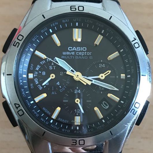 738-0016 CASIO カシオ メンズ腕時計 WAVE ceptor ウェーブ