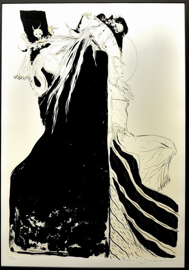 天野喜孝 シルクスクリーン 「白夜」 34 200 版画 | sandromagaldi.com.br