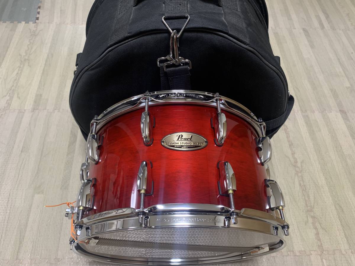 美品 希少インチ Pearl Session Studio Select 14X8 Birch Mahogany