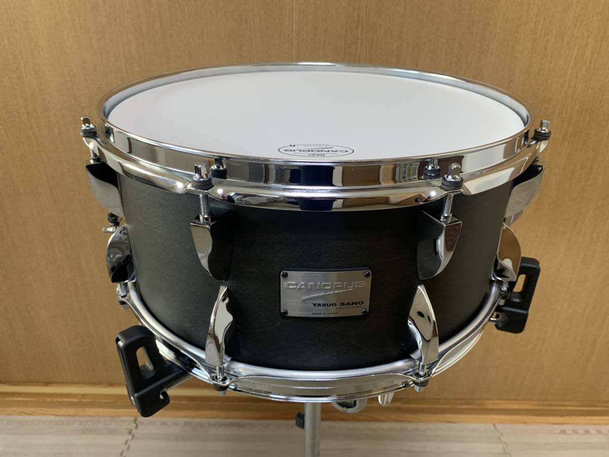 送料無料 美品 限定品 SIG-1465-YS1 カノウプス CANOPUS 佐野康夫 シグネチャー スネア ドラム ポプラ drums dw