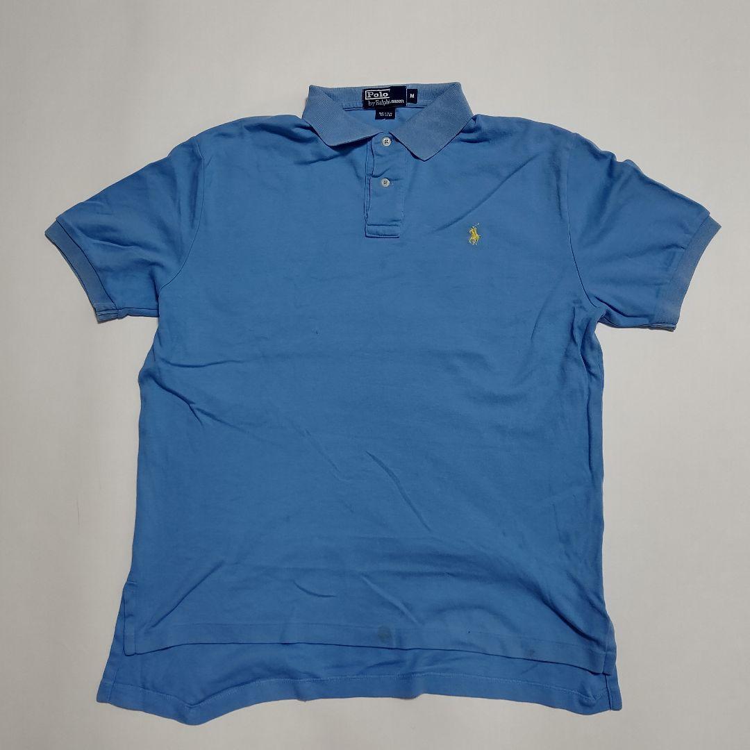 RalphLauren/ Ralph Lauren /M/ пастель голубой / рубашка-поло 