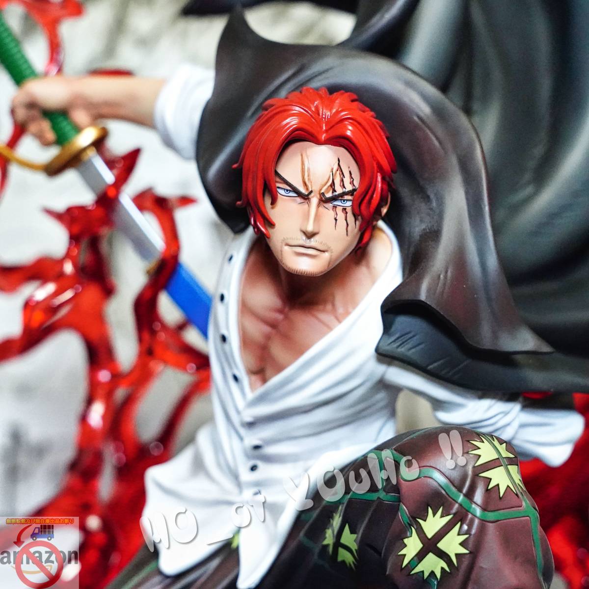 在庫処分 ONEPIECE ワンピース フィギュア 四皇 赤髪の シャンクス 1/8スケール NEIJUAN スタジオ GK完成品 POP P.O.P