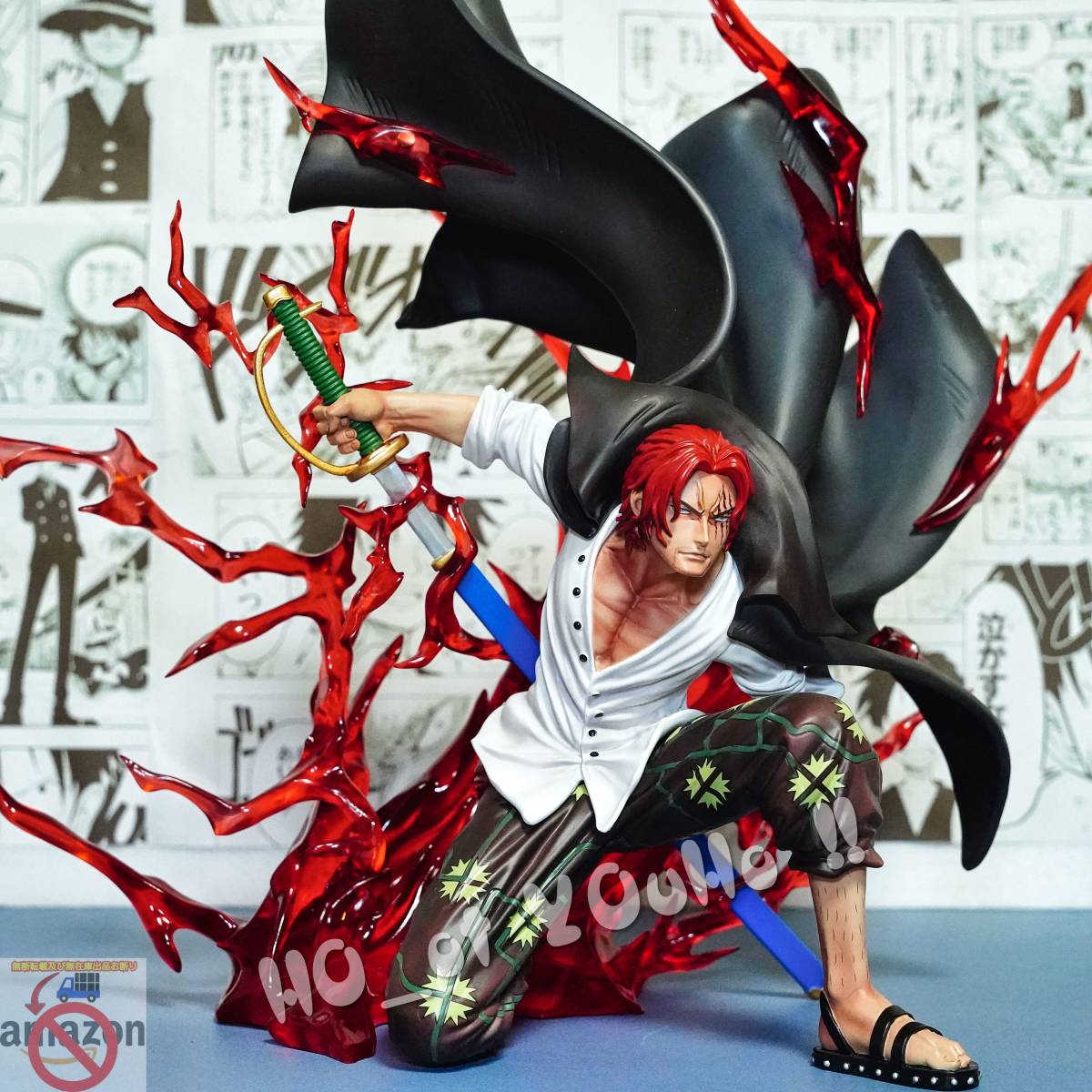 在庫処分 ONEPIECE ワンピース フィギュア 四皇 赤髪の シャンクス 1/8スケール NEIJUAN スタジオ GK完成品 POP P.O.P
