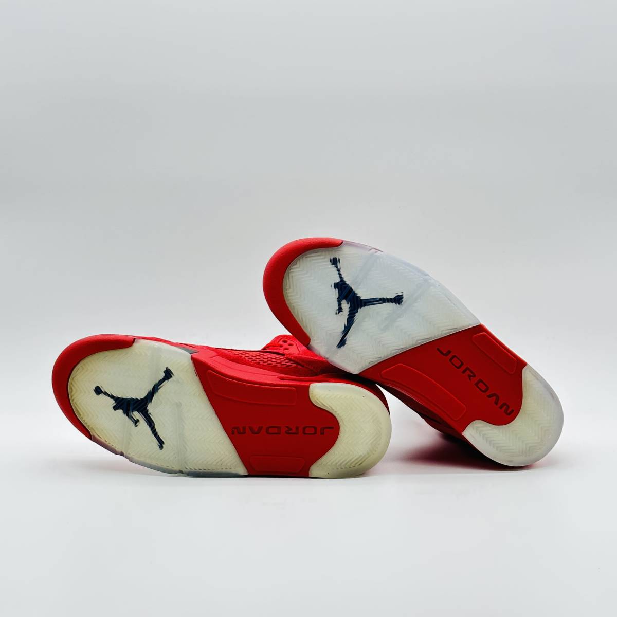 【新品未使用】 Nike Air Jordan 5 Retro Red Suede 136027-602 28cm ナイキ エアジョーダン5 レトロ レッド スエード_画像5