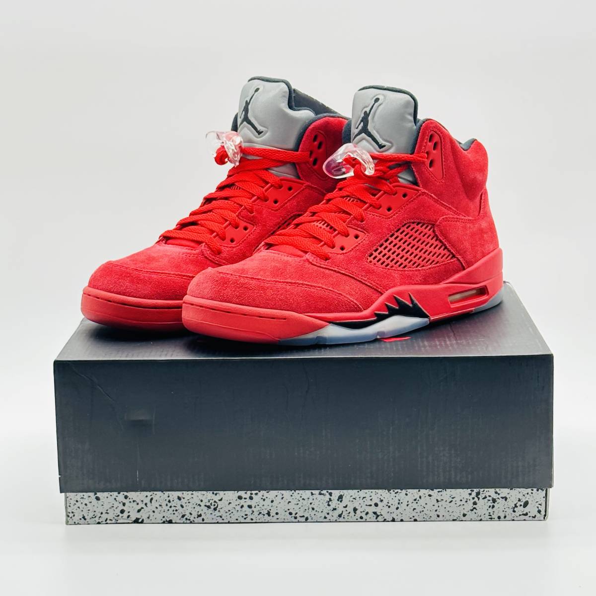 当社の ナイキ 28cm 136027-602 Suede Red Retro 5 Jordan Air Nike