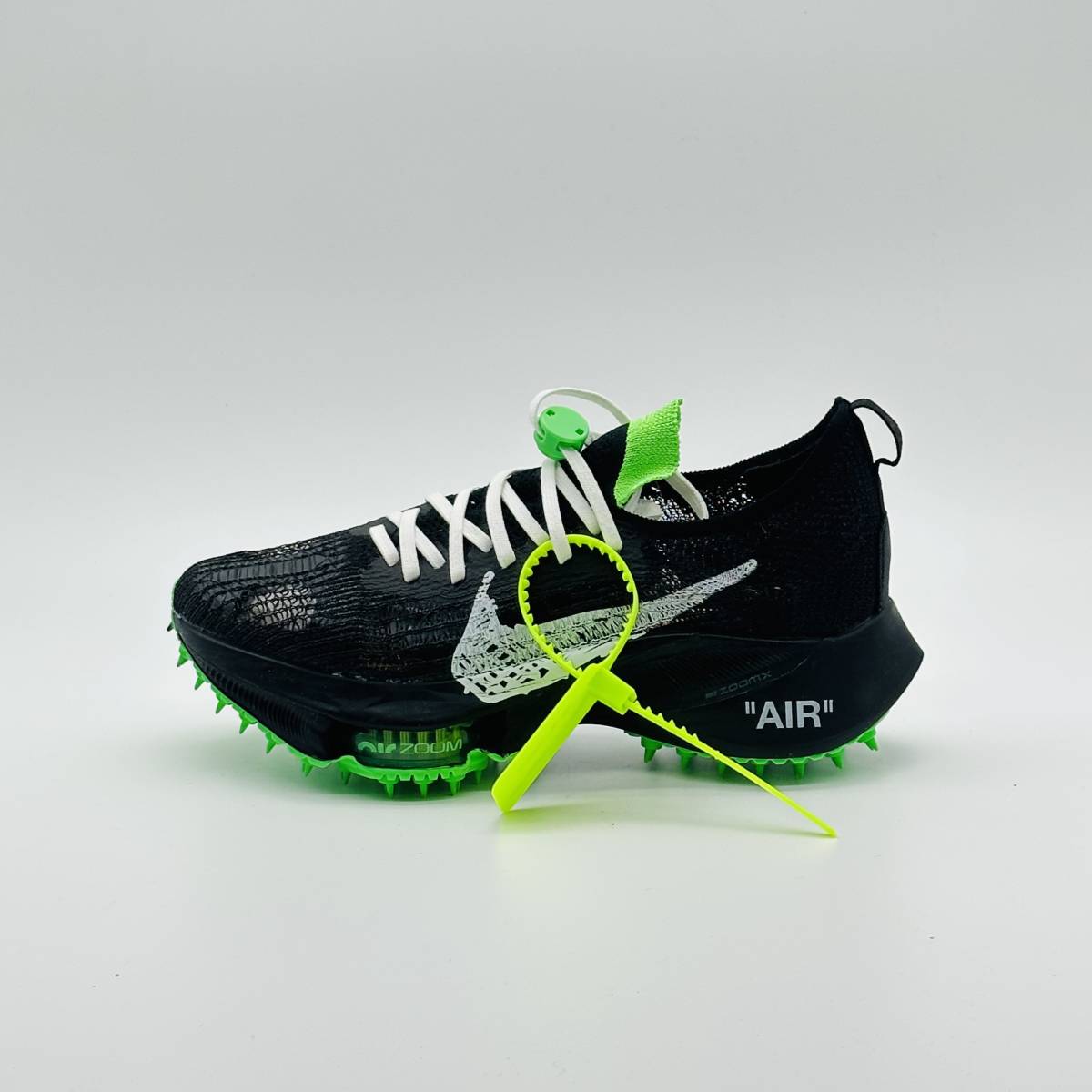 【新品未使用】 Nike Air Zoom Tempo NEXT% Off-White Black Scream Green CV0697-001 25cm オフホワイト ナイキ エアズーム テンポ_画像2