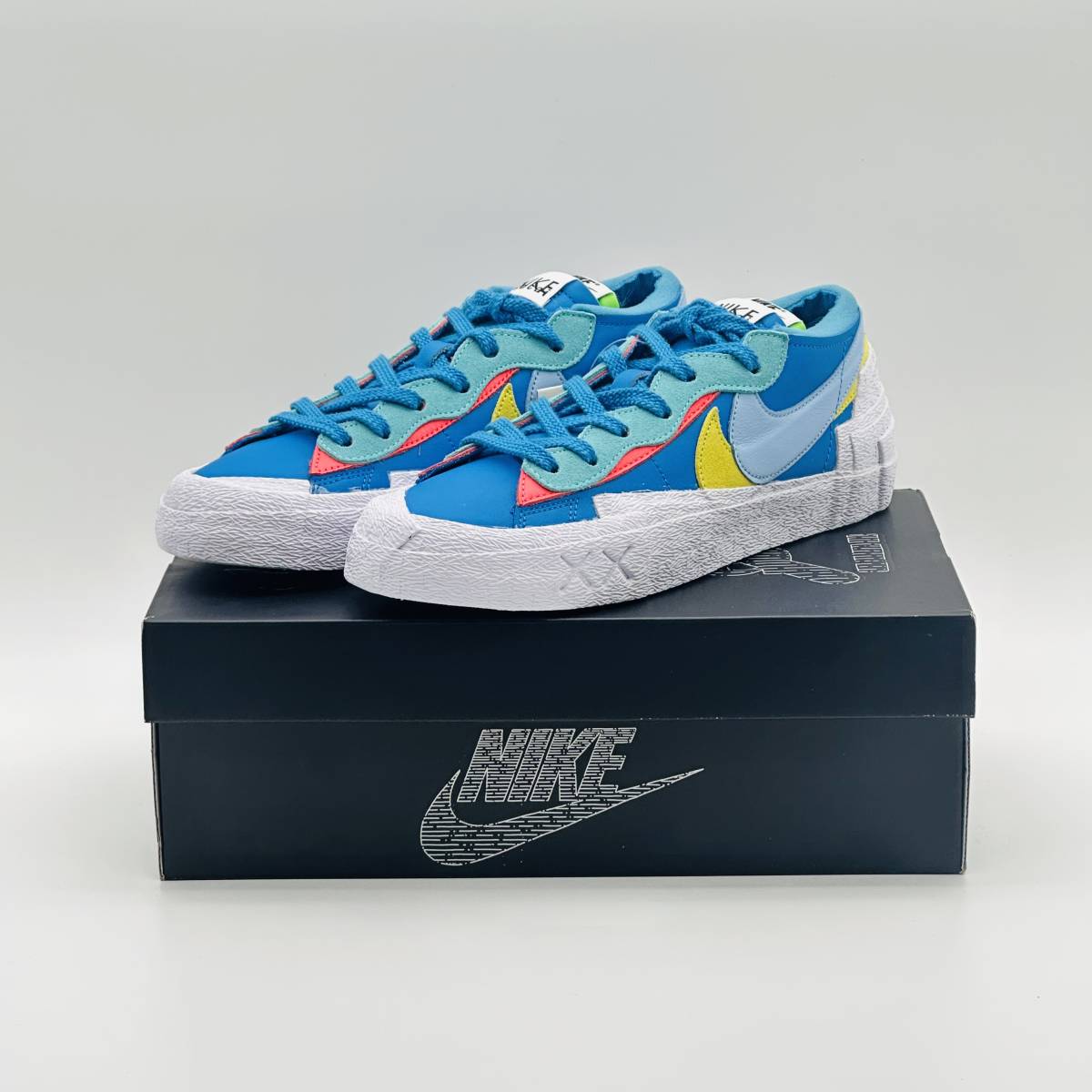 nike sacai kaws neptune blue blazer ナイキ サカイ カウズ