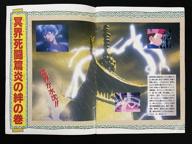 ｊ◇*　映画　パンフレット　幽遊白書　冥界死闘篇　炎の絆　1994年4月　東宝/N-P08_画像4