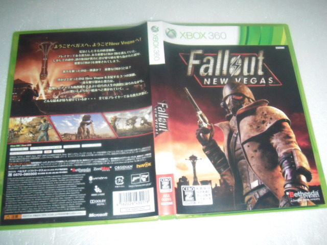 中古 XBOX360 Fallout NEW VEGAS フォール アウト ニューベガス 動作保証 同梱可の画像1