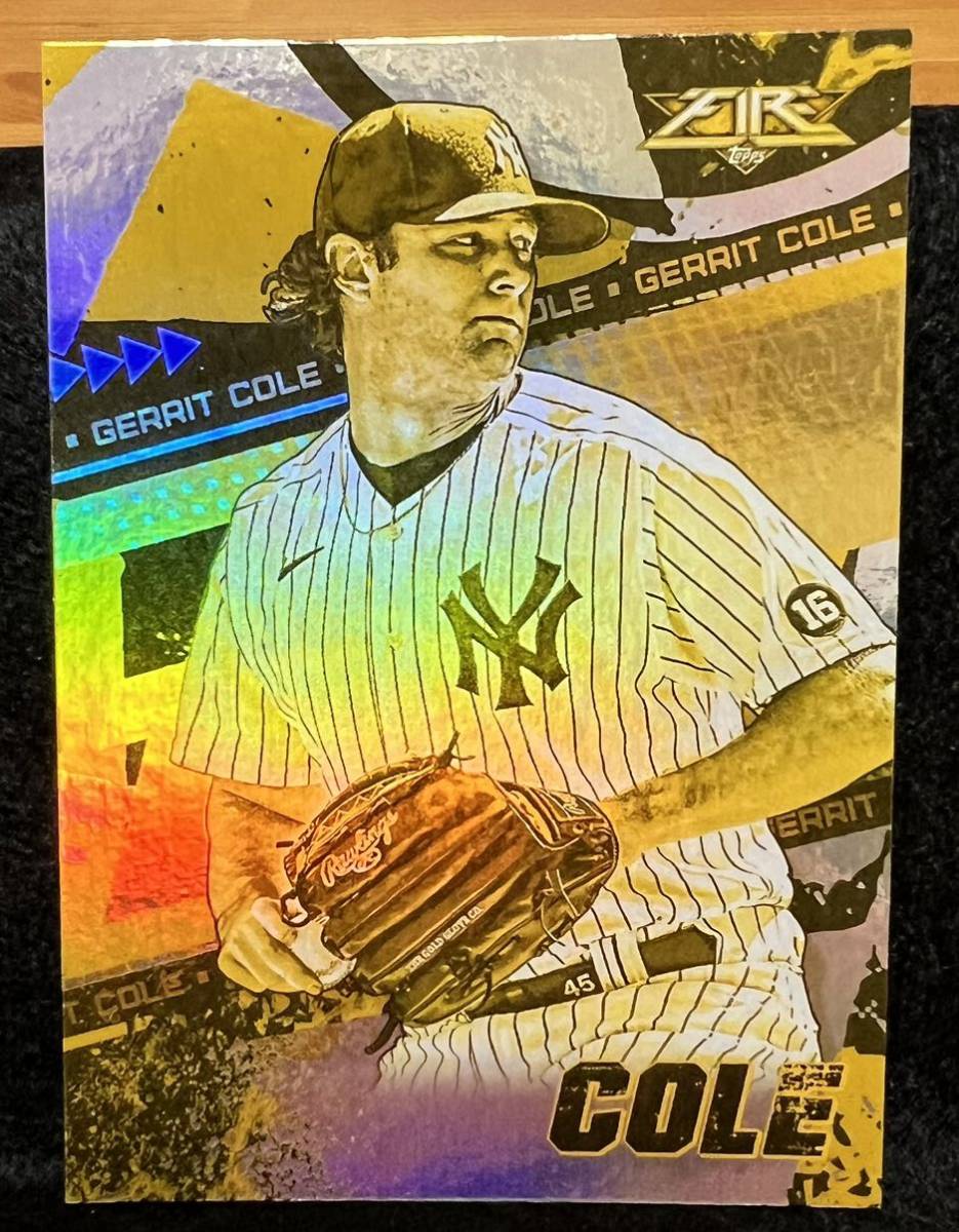 2022 Topps Fire Gold Minted ゲリット・コール Gerrit Cole #187_画像1