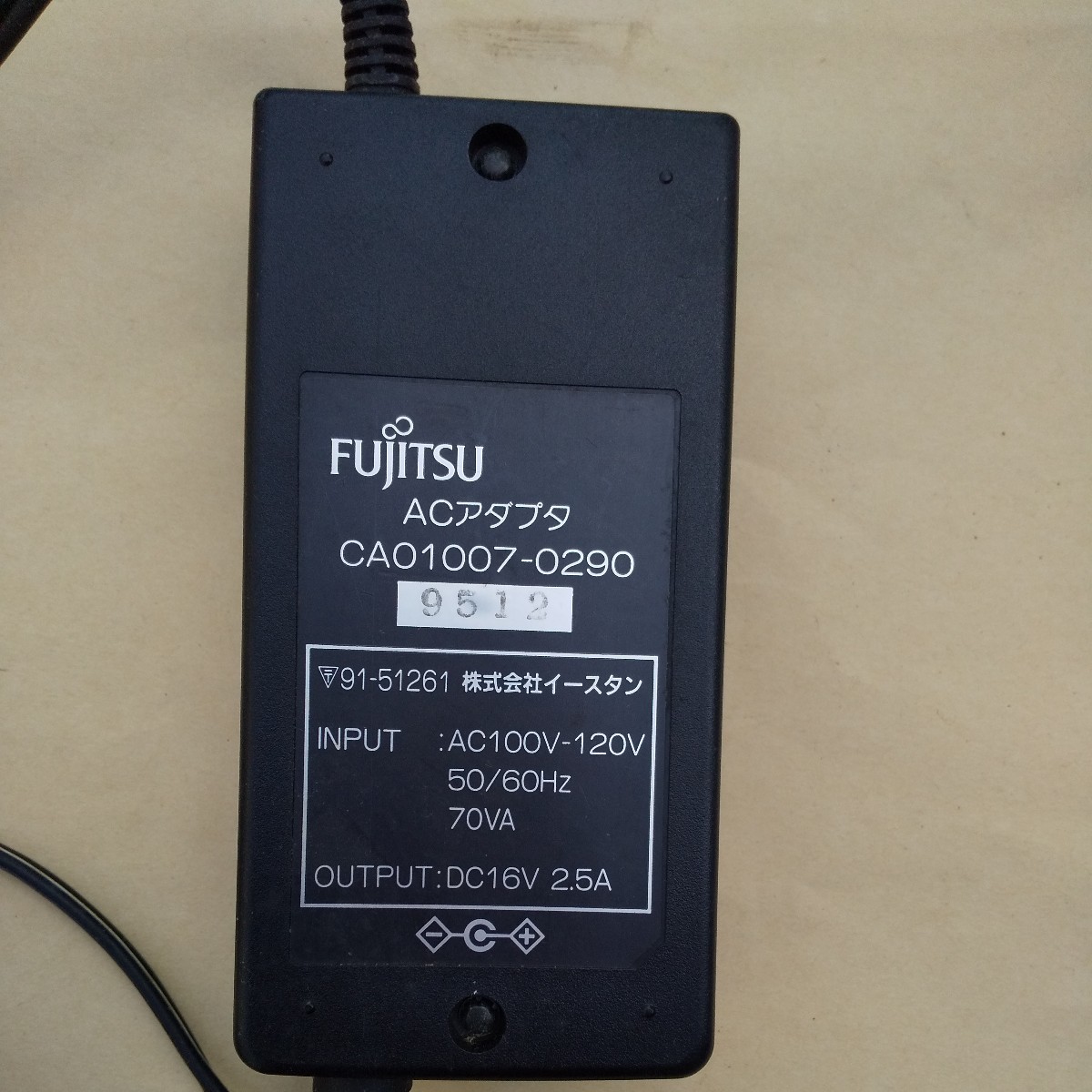ACアダプター FUJITSU cao1007-0290 コンセント コード 送料520_画像4
