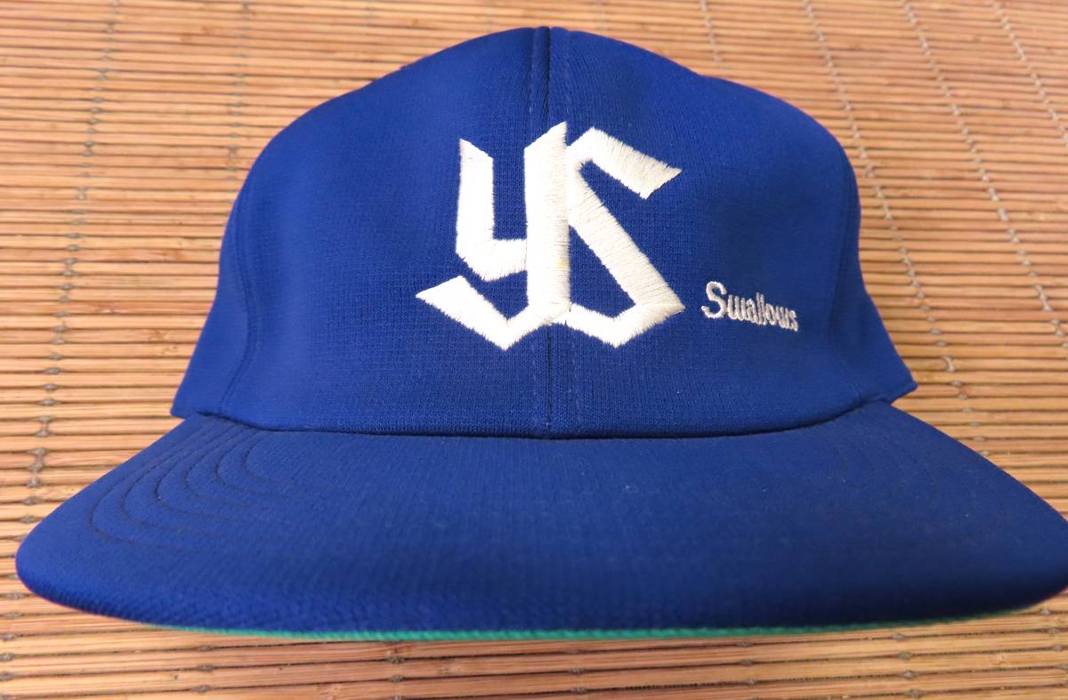 正規品 NPB サイン入 1980年～1990年代 東京ヤクルト・スワローズ～帽子/CAP/キャップ/HAT ヤクルトスワローズ 村上 高橋 山田 #27 古田?の画像4