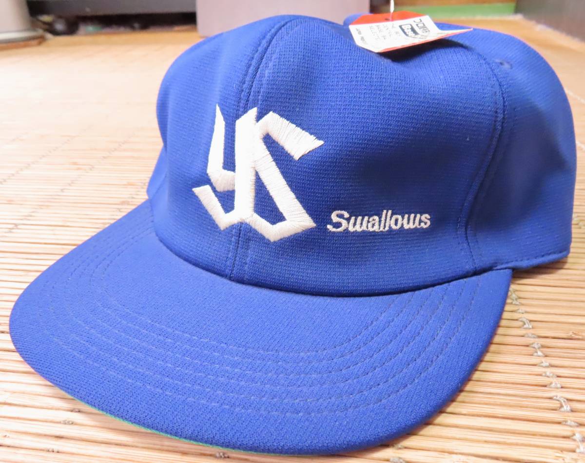 正規品 NPB サイン入 1980年～1990年代 東京ヤクルト・スワローズ～帽子/CAP/キャップ/HAT ヤクルトスワローズ 村上 高橋 山田 #27 古田?の画像1