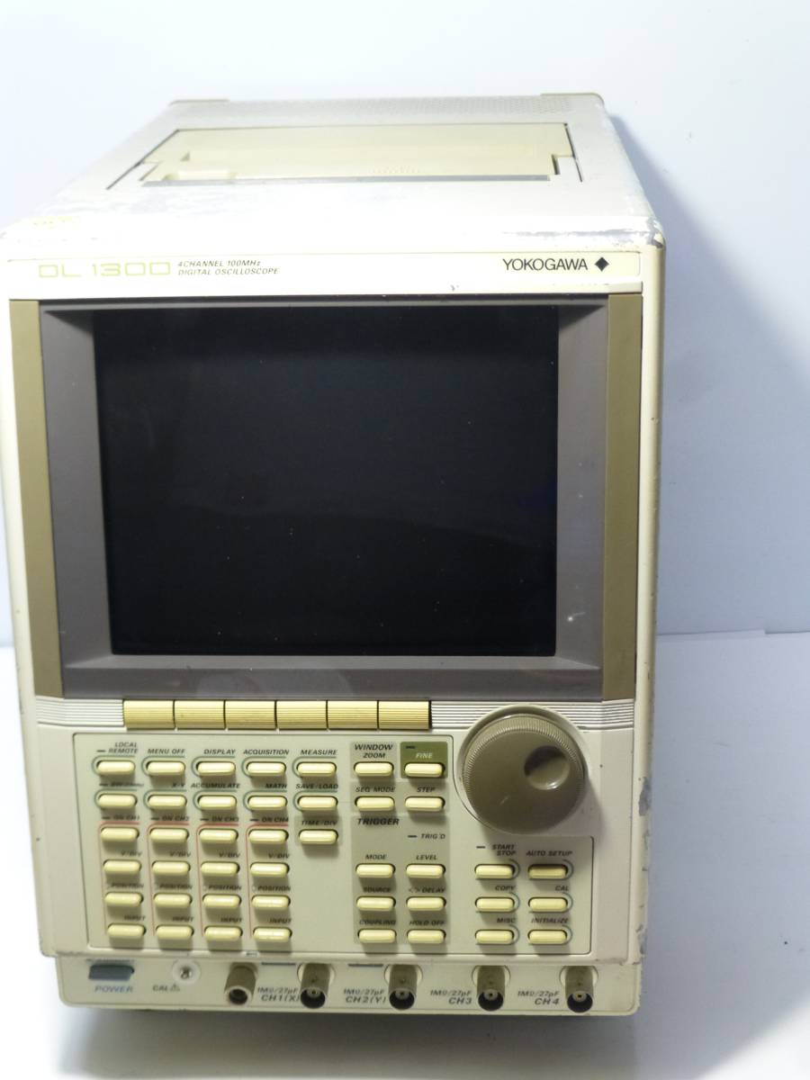 YOKOGAWA 100MHz digital oscilloscope DL1300: Real Yahoo auction 
