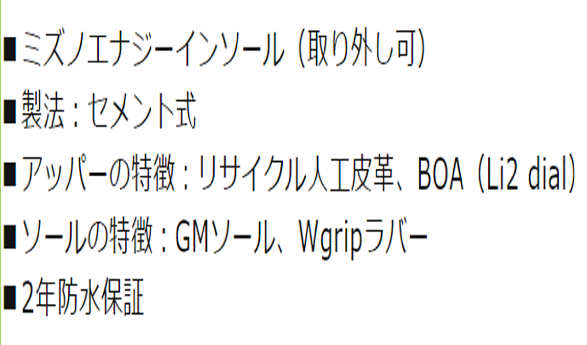 新品■ミズノ■2023.4■ジェネム WG GTX ボア スパイクレス■51GQ2300■グレー／ネイビー■25.0CM■幅広:4E(EEEE)■ゴアテックス／防水■_画像7