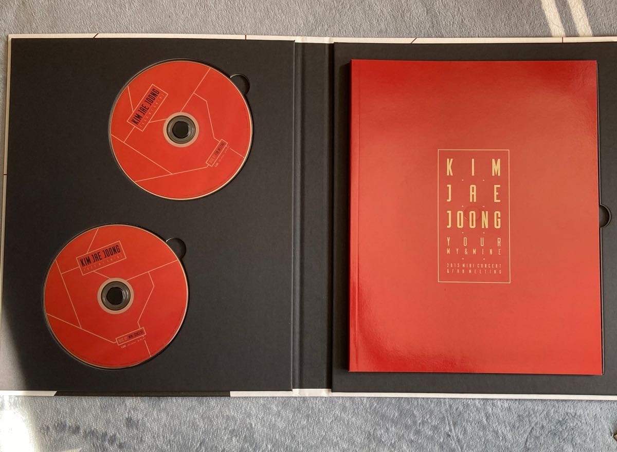 KIM JAE JOONG YOUR MY & MINE 2013 MINI CONCERT & FAN MEETING DVD