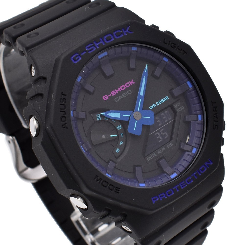 CASIO カシオ G-SHOCK Gショック GA-2100VB-1A ANALOG-DIGITAL 2100 SERIES 腕時計 ウォッチ メンズ_画像2