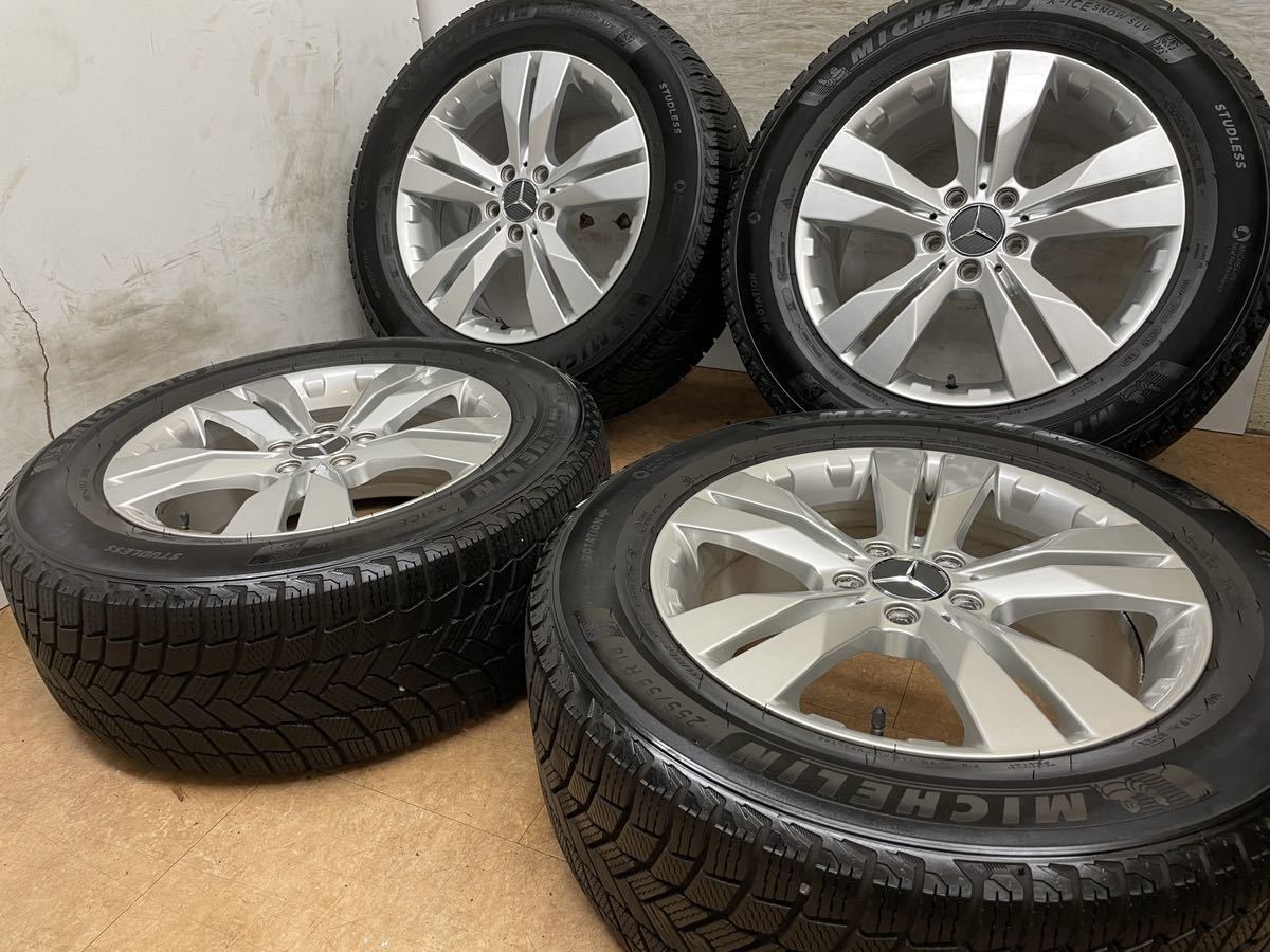 美品！バリ溝！WSP ITALY 18インチ 8J +60 PCD112 ミシュラン 255/55R18 ベンツ AMG GLE W166 GLEクーペ C292 MLクラス W164 Rクラス W251_画像1