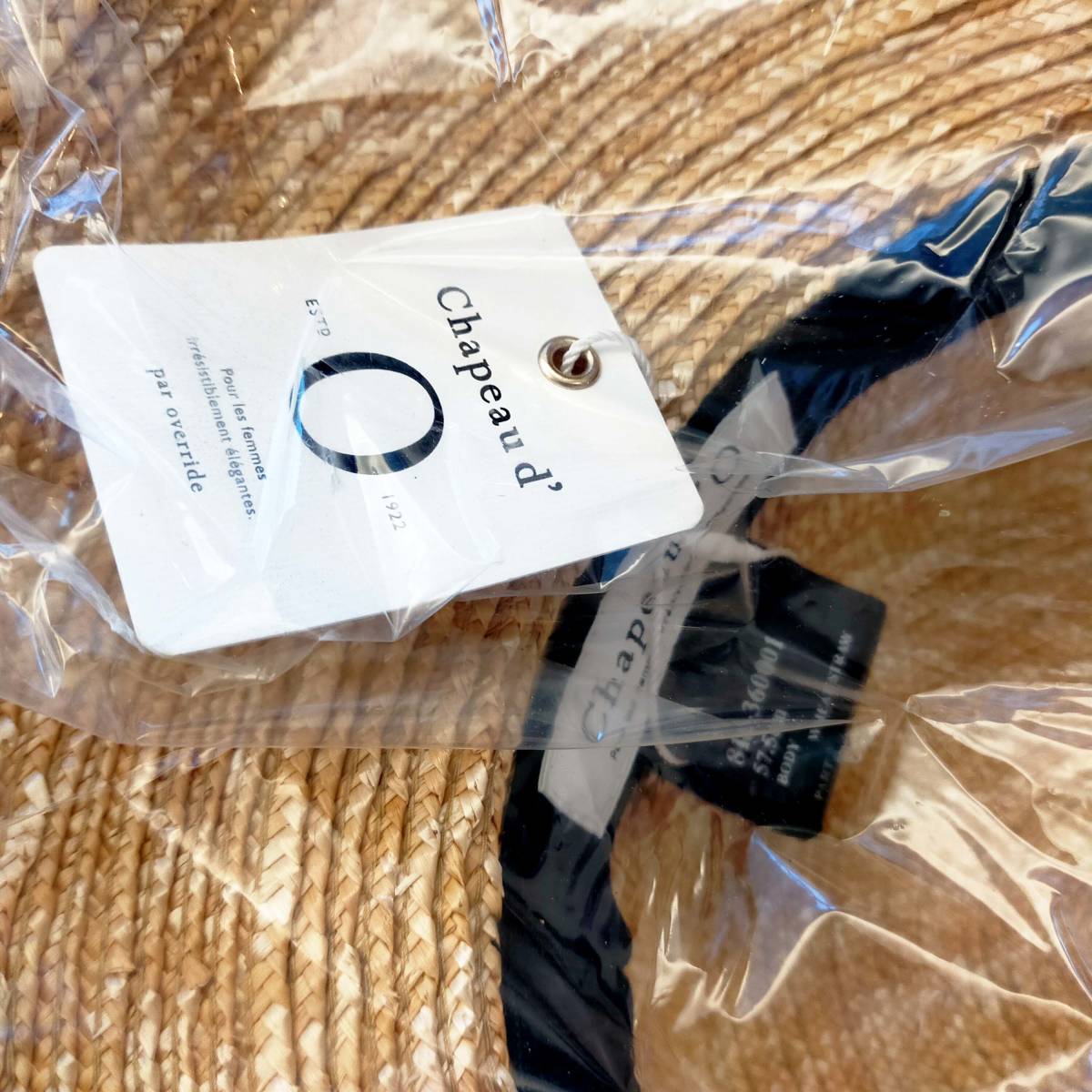白】Chapeau d' O シャポードオー カサブランカ 麦わら帽子 しゃ 白】Chapeau d' O シャポードオー カサブランカ 麦わら帽子 しゃ