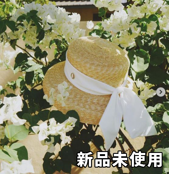 白】Chapeau d' O シャポードオー カサブランカ 麦わら帽子 しゃ 白】Chapeau d' O シャポードオー カサブランカ 麦わら帽子 しゃ