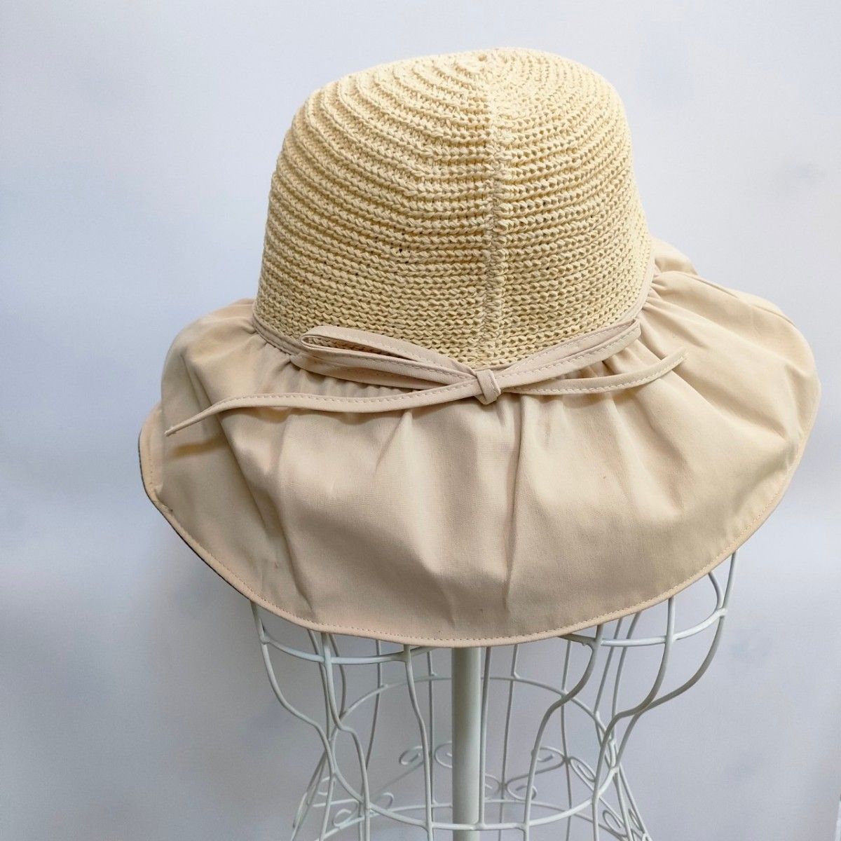 ベージュ/レディース帽子】日除け 帽子 ハット麦わら帽子 女性 遮光 55cm 折りたたみ UVカット つば 日よけ帽子 麦わら|PayPayフリマ 日除け 帽子 ハット麦わら帽子 夏 遮光 55cm