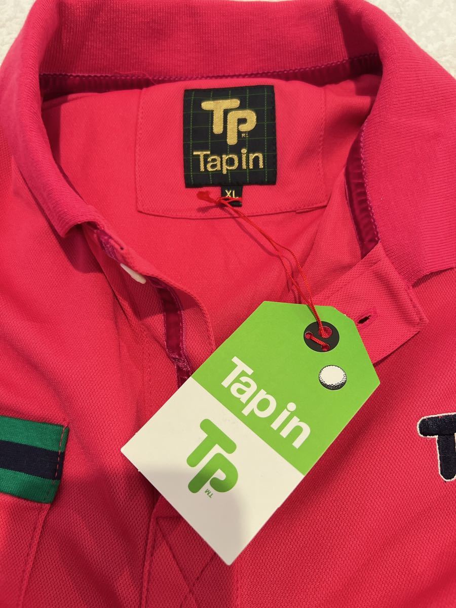 Tapin メンズポロシャツ　ピンク　タグ付き・未使用　定価：9975円_画像7