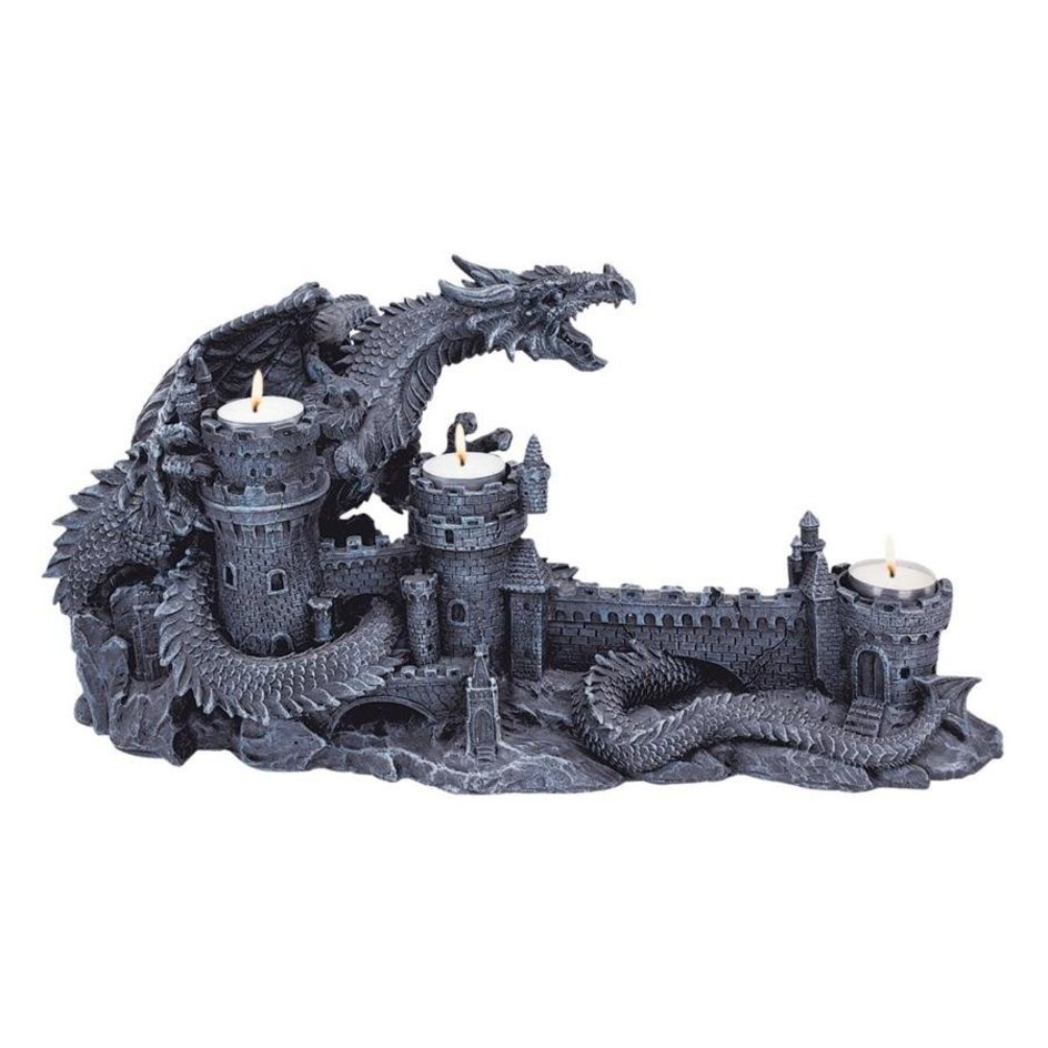 セール！即納！怒りのドラゴン彫像 キャンドルホルダー彫刻 アート装飾置物 コレクション 贈り物 輸入品