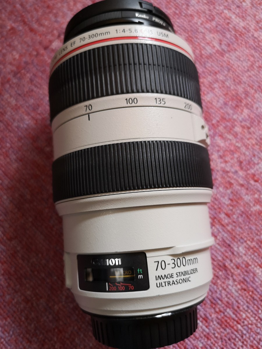 Canon Lレンズ 白レンズ EF70-300mm F4-5.6L IS USM 防湿庫保管品